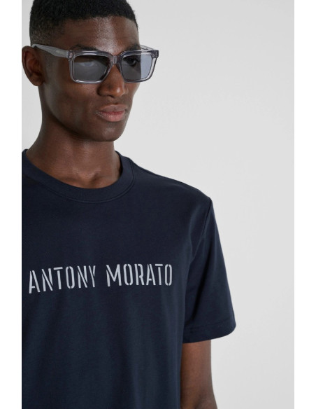 Antony Morato t-shirt regular in jersey con logo MMKS02703-FA100240 [838321a2]