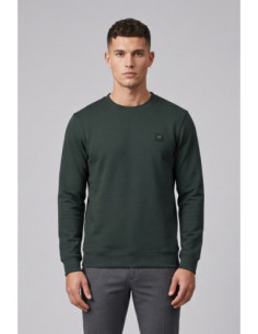 Antony Morato felpa girocollo regular fit in interlock con logo MMFL01171-FA150168 [cb1be606]