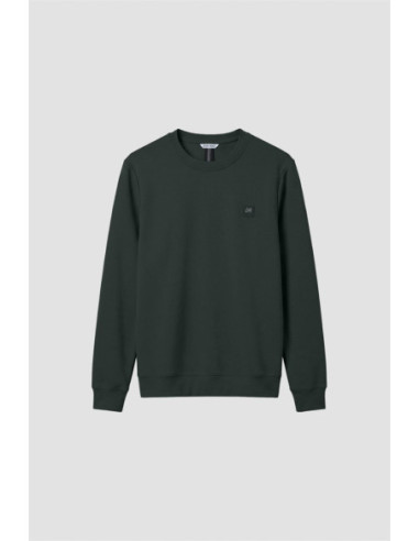 Antony Morato felpa girocollo regular fit in interlock con logo MMFL01171-FA150168 [a0702311]