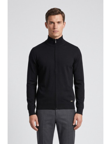 Markup cardigan lupetto con zip in misto viscosa MK20016 [49eac181]