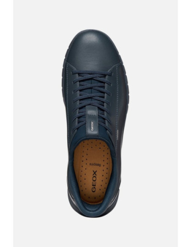 Geox sneaker in pelle con laccio elastico Flextride Plus U65MAA0009B [7c10f239]