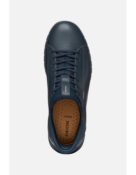 Geox sneaker in pelle con laccio elastico Flextride Plus U65MAA0009B [7c10f239]