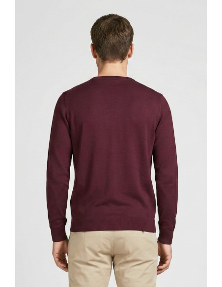 Markup maglia scollo a V in misto viscosa MK20011 [761af041]
