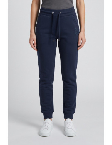 Markup pantaloni in felpa in misto cotone con logo ricamato MW9620002 [da61ca80]