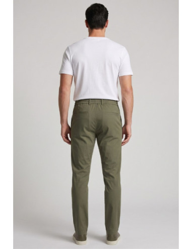 Camouflage pantalone con laccio in misto cotone DAVIS-P10 [b583b4ae]