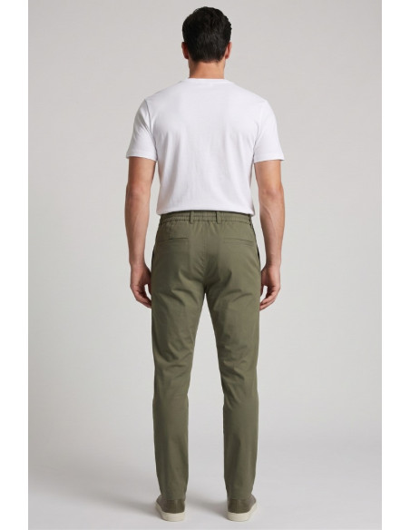 Camouflage pantalone con laccio in misto cotone DAVIS-P10 [b583b4ae]