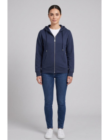 Markup felpa con cappuccio e zip in misto cotone MW9620001 [3c4d30a4]