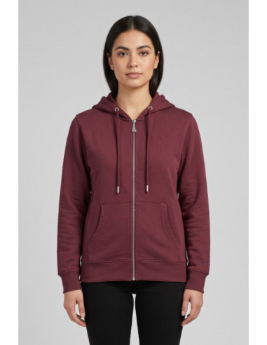 Markup felpa con cappuccio e zip in misto cotone MW9620001 [090888d0]