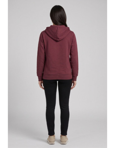 Markup felpa con cappuccio e zip in misto cotone MW9620001 [d02ecbdd]