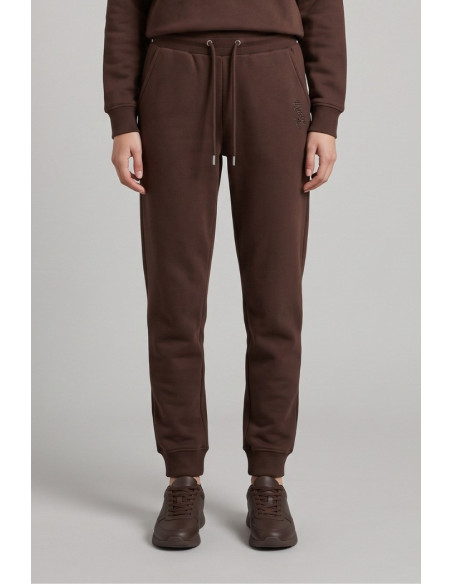Markup pantaloni in felpa in misto cotone con logo ricamato MW9620002 [187ddd6d]