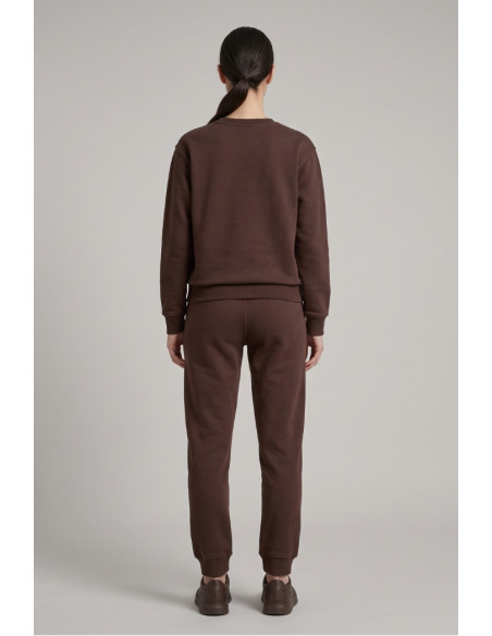 Markup pantaloni in felpa in misto cotone con logo ricamato MW9620002 [c15b9e60]