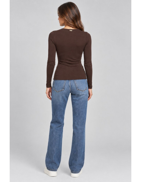 Markup maglia girocollo in misto viscosa e cashmere MW9610005 [b956b67b]
