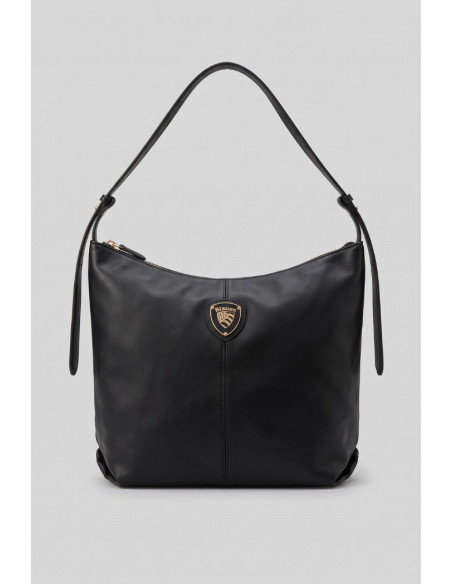 Blauer borsa tote in ecopelle F6KUSA02/WHI [2d49d200]