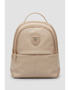 Blauer zaino in ecopelle con logo F6VOLD02/WHI [0885095a]