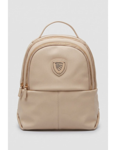Blauer zaino in ecopelle con logo F6VOLD02/WHI [0885095a]