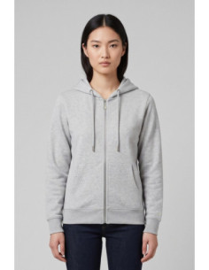 Markup felpa con cappuccio e zip in misto cotone MW9620001 [bae7b61a]