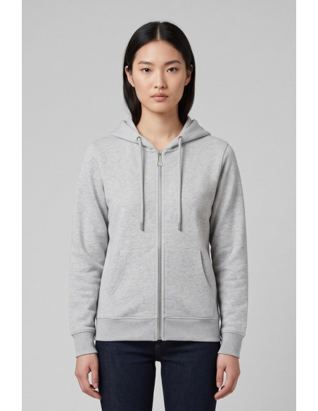 Markup felpa con cappuccio e zip in misto cotone MW9620001 [bae7b61a]