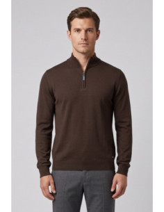Markup lupetto mezza zip in misto viscosa MK9900018 [9914adfc]