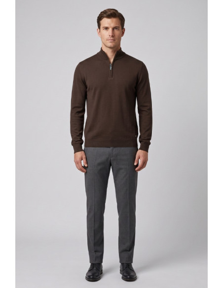 Markup lupetto mezza zip in misto viscosa MK9900018 [f72f2ff5]