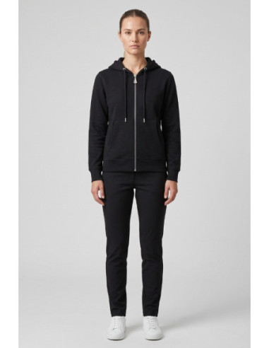 Markup felpa con cappuccio e zip in misto cotone MW9620001 [8c51322e]