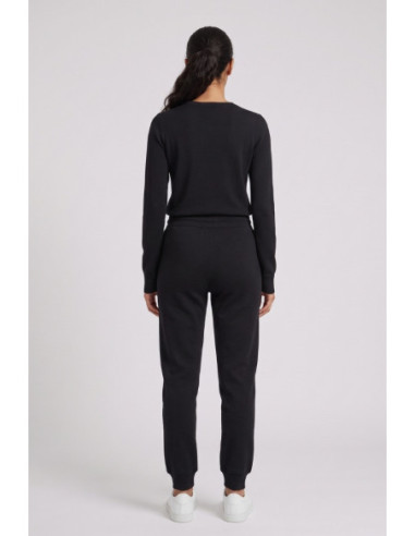 Markup pantaloni in felpa in misto cotone con logo ricamato MW9620002 [b35b8b07]