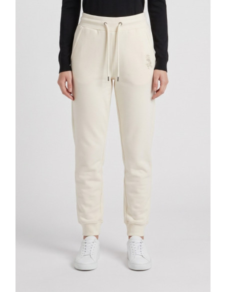 Markup pantaloni in felpa in misto cotone con logo ricamato MW9620002 [031ebbc3]