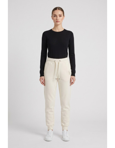Markup pantaloni in felpa in misto cotone con logo ricamato MW9620002 [6d2539ca]