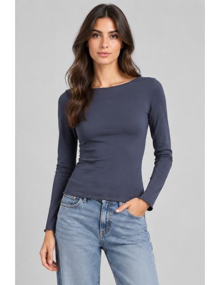 Markup maglia girocollo in misto viscosa e cashmere MW9610005 [a26ce29b]