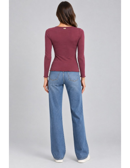 Markup maglia girocollo in misto viscosa e cashmere MW9610005 [f2fe6543]