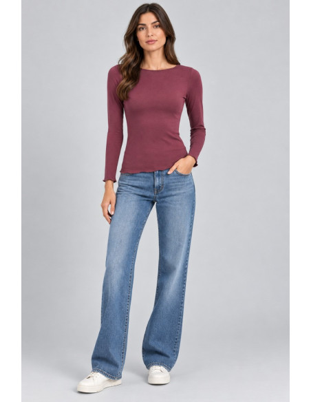 Markup maglia girocollo in misto viscosa e cashmere MW9610005 [45e3a447]