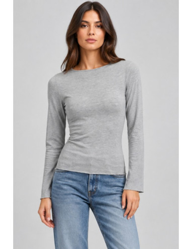 Markup maglia girocollo in misto viscosa e cashmere MW9610005 [4afde62c]