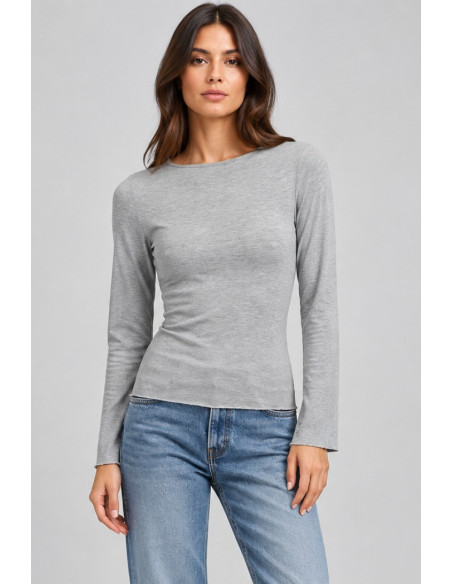 Markup maglia girocollo in misto viscosa e cashmere MW9610005 [4afde62c]