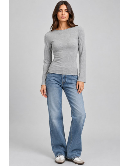 Markup maglia girocollo in misto viscosa e cashmere MW9610005 [24c66425]
