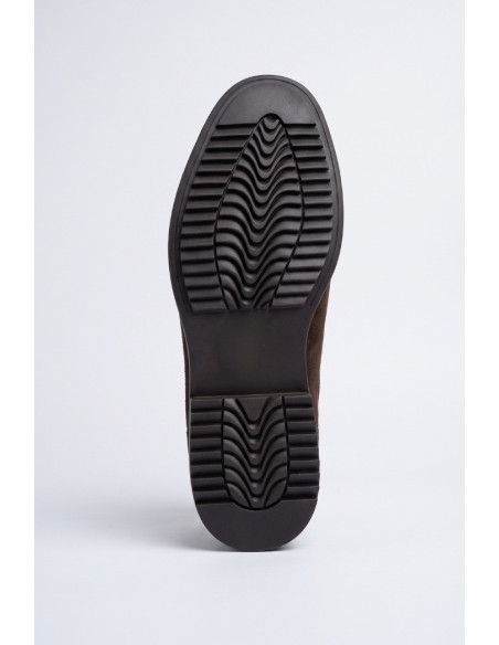 Renato Balestra beatles in suede con logo a rilievo XM26-17 [8f54771f]