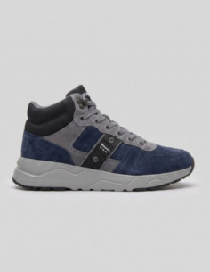 Blauer sneaker mid con scudetto F6OZARK04/NUS [c6a1d42b]