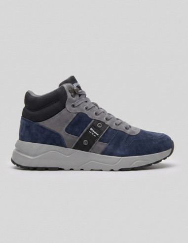 Blauer sneaker mid con scudetto F6OZARK04/NUS [c6a1d42b]
