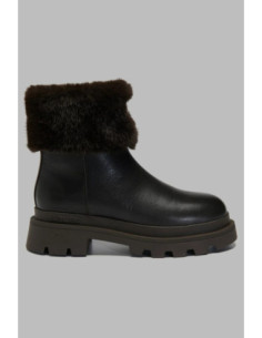 Blauer stivaletto con ecopelliccia F6KIMMEL10/NAP [161c7db7]