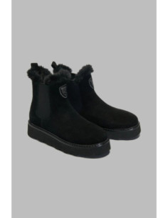 Blauer scarponcino chelsea con ecopelliccia F6KYLE03/SWA [546d783f] 2