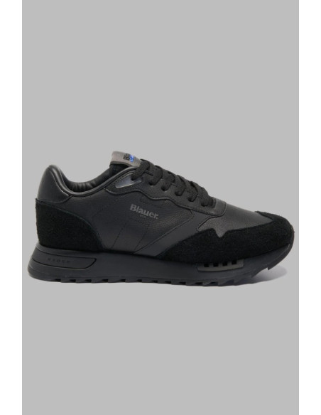 Blauer sneaker in pelle e suede F6RYDER01/LEH [856e6fa9]