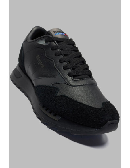 Blauer sneaker in pelle e suede F6RYDER01/LEH [5c482ca4]