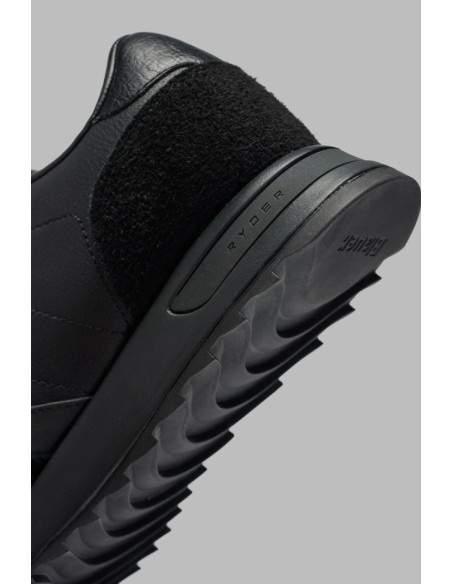 Blauer sneaker in pelle e suede F6RYDER01/LEH [59186bba]