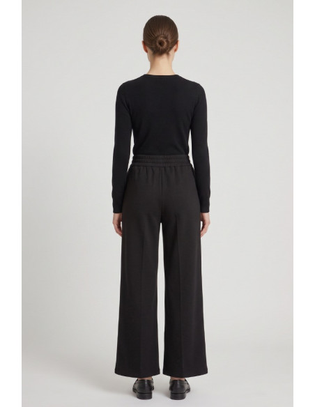 Phard pantalone in felpa largo con perle applicate 5446H1319 [c022bf11]