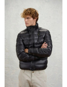 Blauer piumino con collo alla coreana Belmont 26WBLUC03047-006719 [d1bc6cc7]