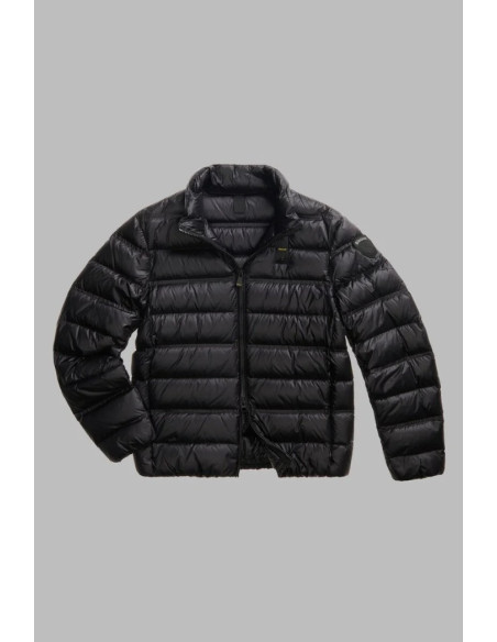 Blauer piumino con collo alla coreana Belmont 26WBLUC03047-006719 [0dca68d4]
