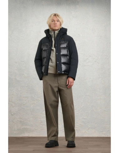Blauer piumino in nylon e neoprene Brook 26WBLUC03069-006355 [615e1750]