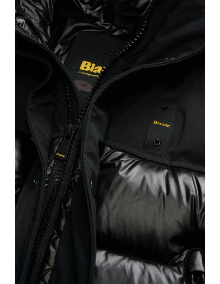 Blauer piumino in nylon e neoprene Brook 26WBLUC03069-006355 [d313914a]