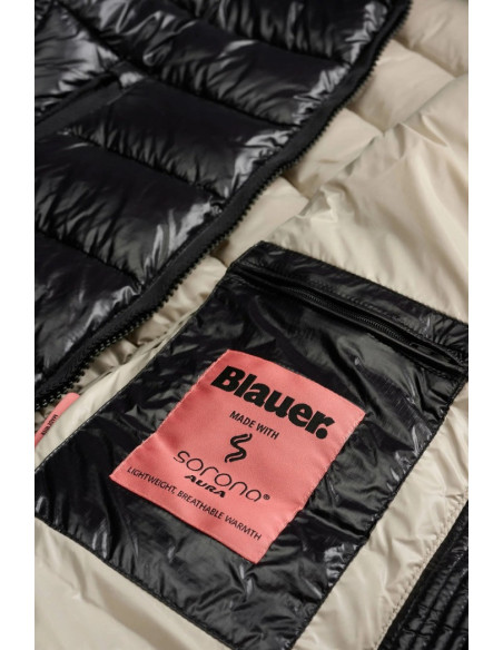 Blauer giubbino imbottito in ovatta termica Caroll 26WBLDC02070-006648 [08a7675e]