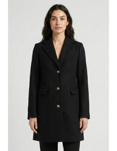 Markup cappotto in panno di misto lana e collo reverse MW9640601 [94edf5a8]
