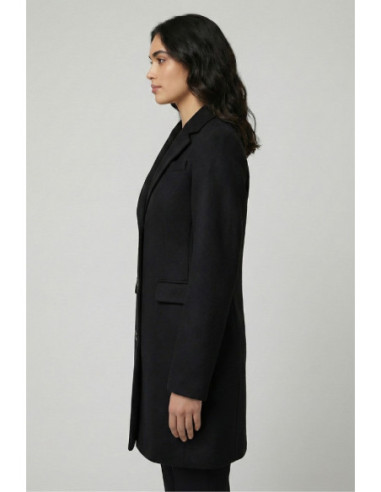 Markup cappotto in panno di misto lana e collo reverse MW9640601 [4dcbb6a5]