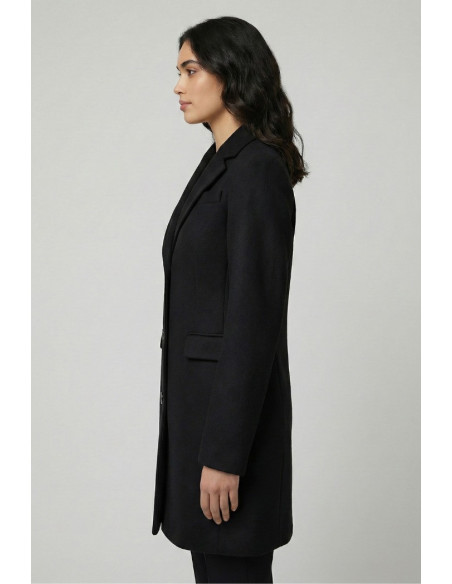 Markup cappotto in panno di misto lana e collo reverse MW9640601 [4dcbb6a5]